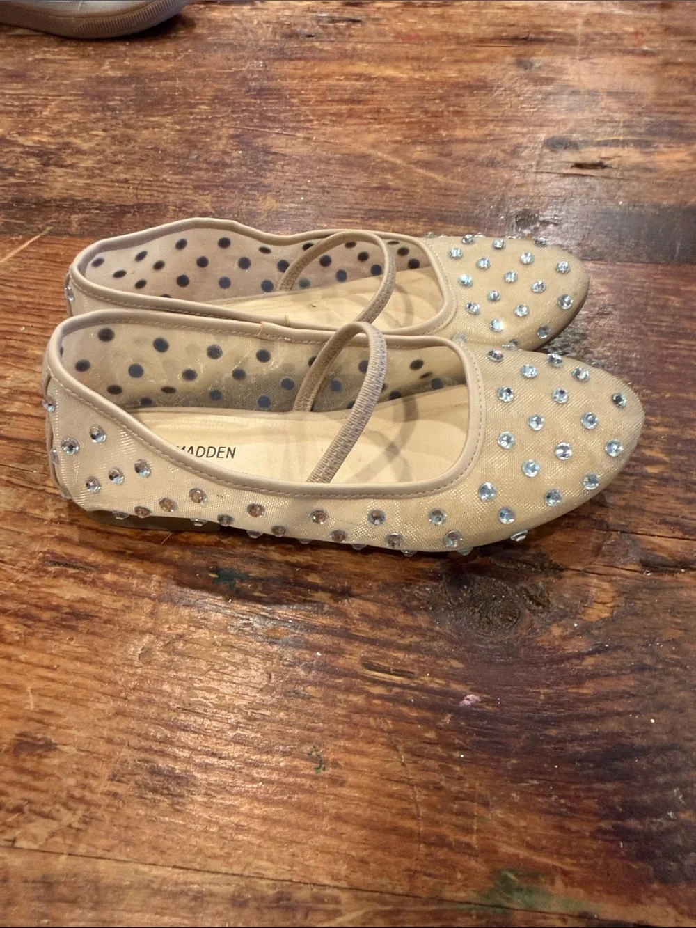 Steve Madden beige ballet